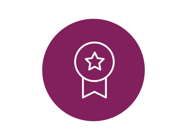 Goes Above and Beyond Award Badge