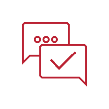Speech bubbles icon